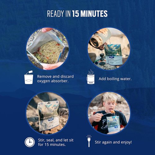 Backpacker's Pantry Granola - Blueberries & Almonds with Milk | 1 Serving Pouch
