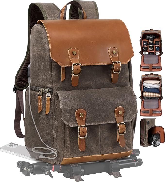 Padwa Lifestyle Coffee Camera Backpack