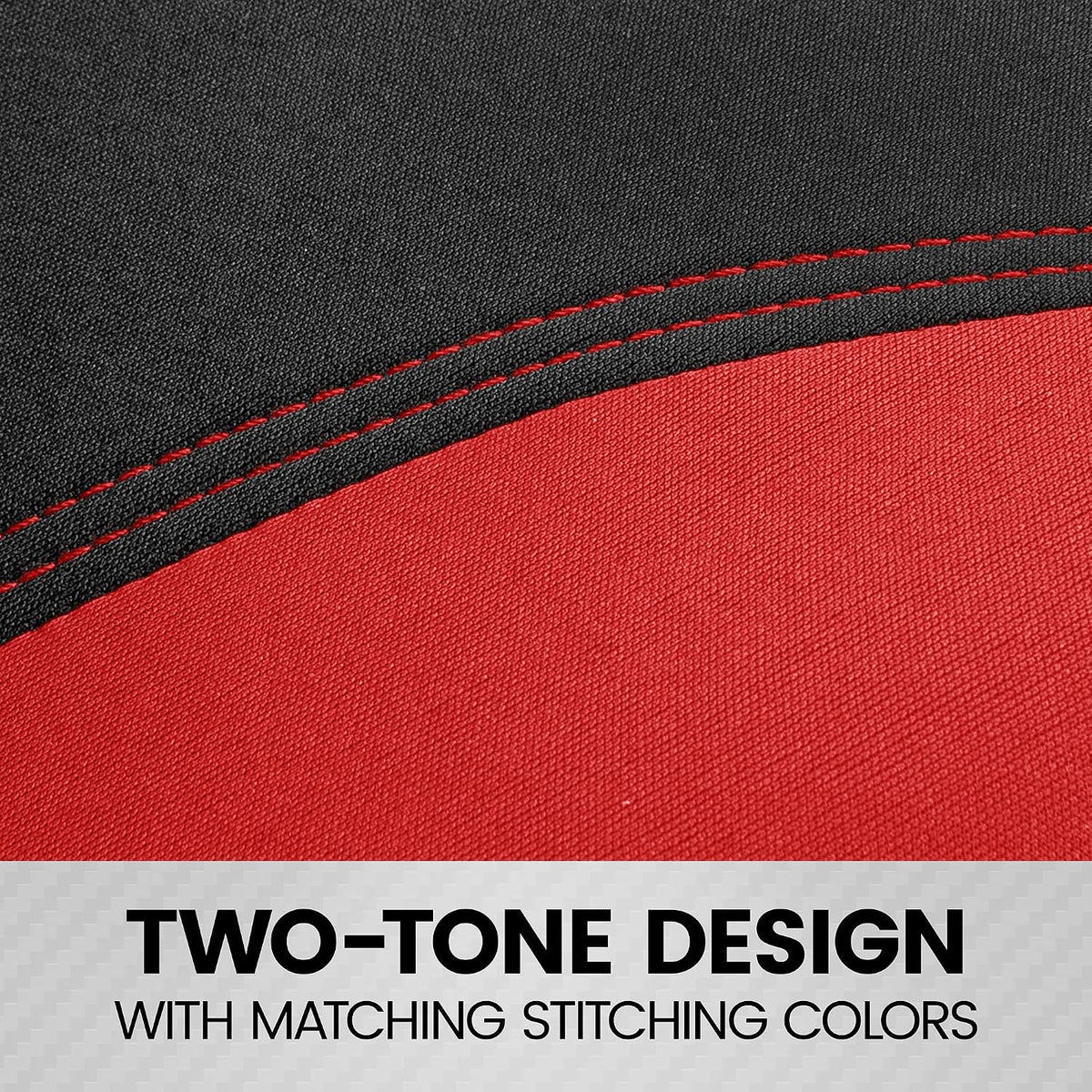 BDK Red Car Seat Covers Full Set - Universal Fit Matching Set Seat Covers for Trucks & Car Seat Protector for SUV - Front Seats, Rear Back Bench, & Headrest Seat Covers for Cars Interior Covers