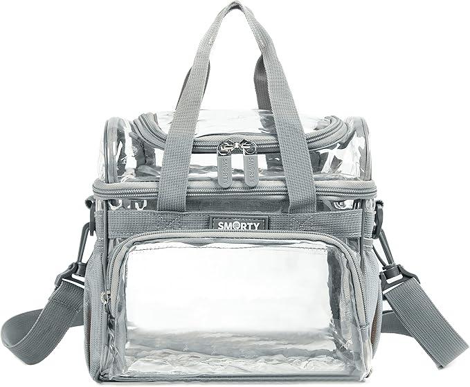J.CARP Clear Bag Heavy Duty Backpack Durable Transparent See Through Bag