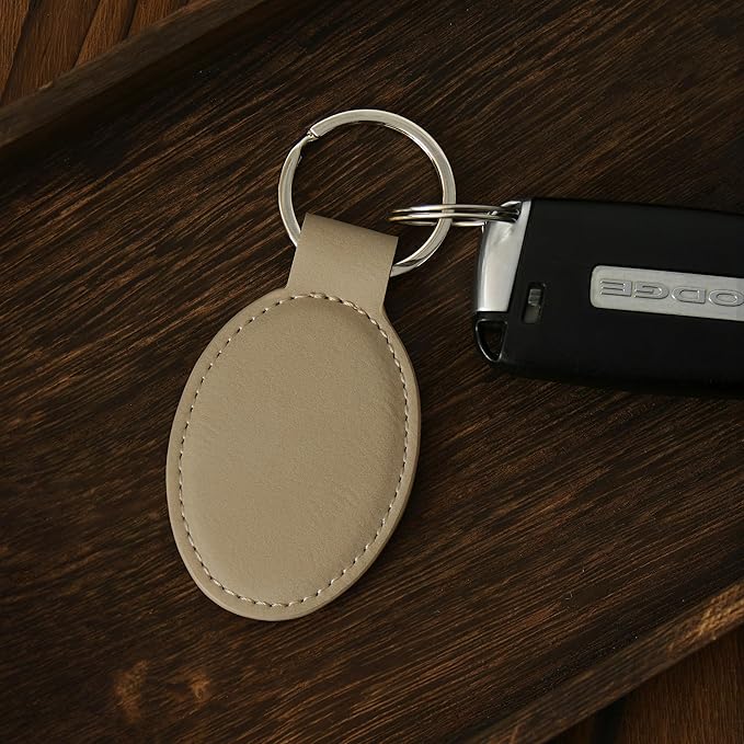 LaserGram Oval Keychain, Water Polo, Personalized Engraving Included