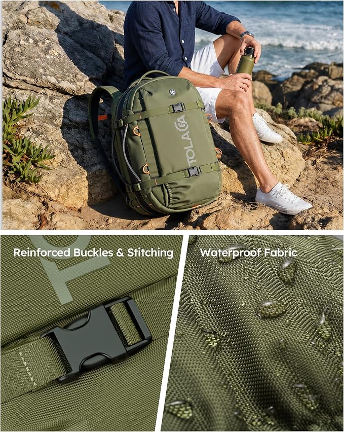 Tolaccea Travel Laptop Backpack