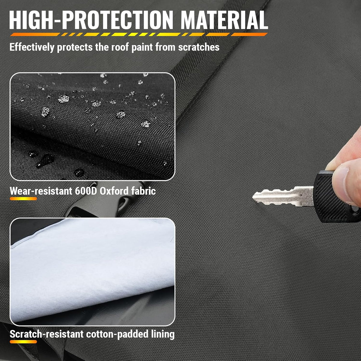 MAIKER OFF ROAD Freedom Panel Hard Top Storage Bag with Handle Compatible with Ford Bronco 2021-2025-2026 Bronco 2 & 4 Door, Heavy Duty 600D Oxford Fabric Car Top Panel Protector Bag