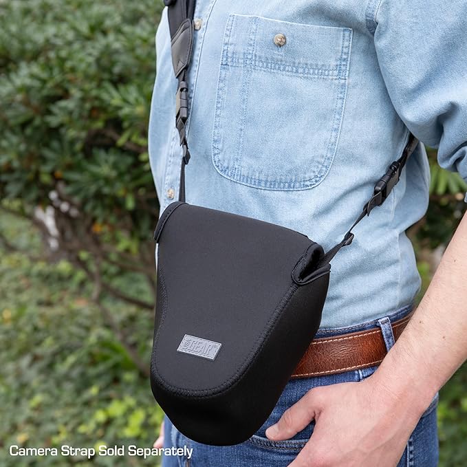 USA Gear Camera Sleeve for Mid-Size SLRs Compatible