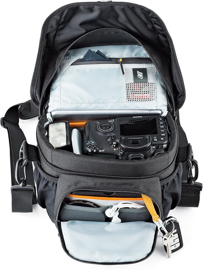 Lowepro LP37119, Nova 160 AW II Camera Bag, Customizable, Fits DSLR