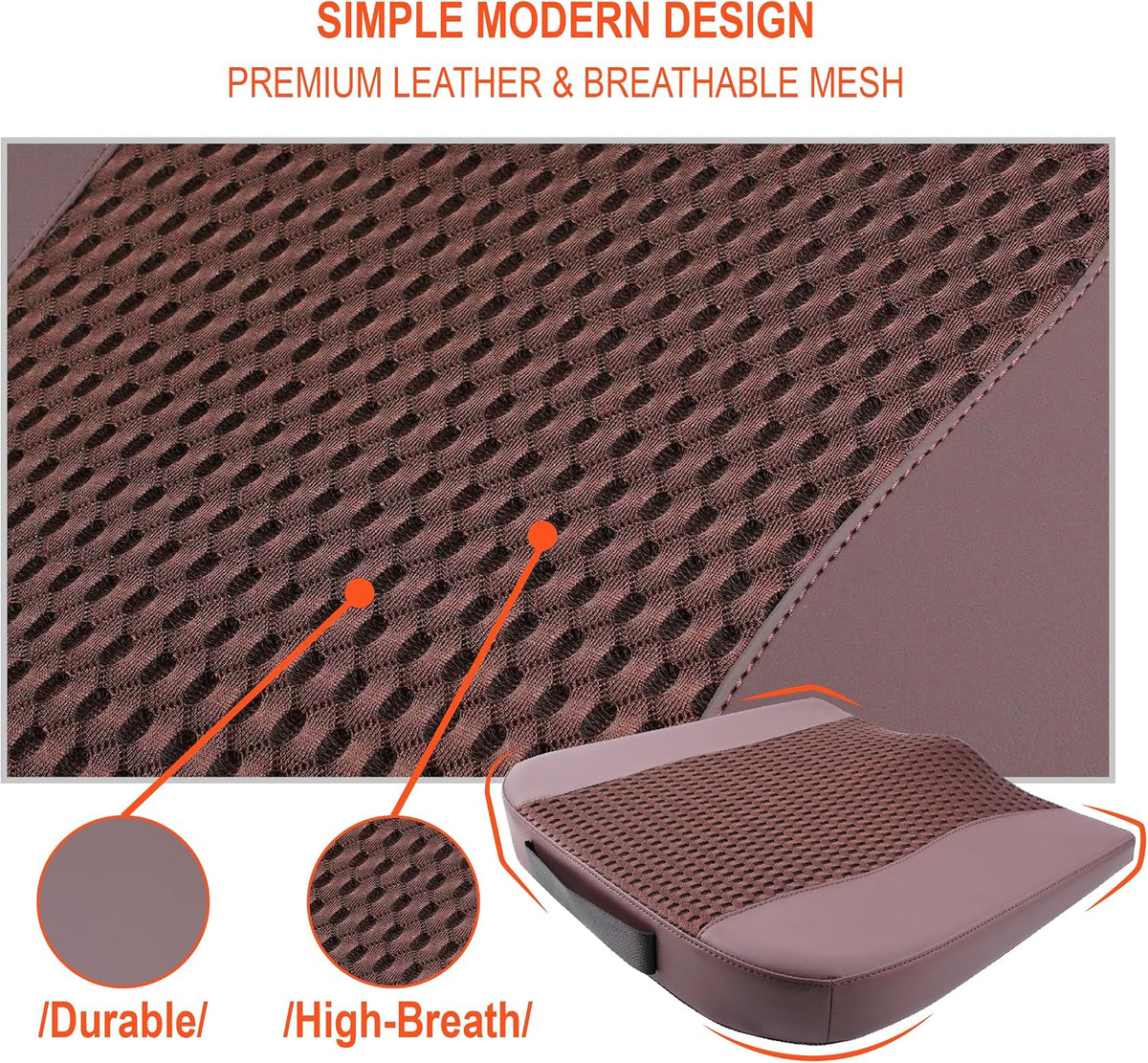 Lofty Aim Car Seat Cushion, Memory Foam Car Seat Cushions for Long Driving