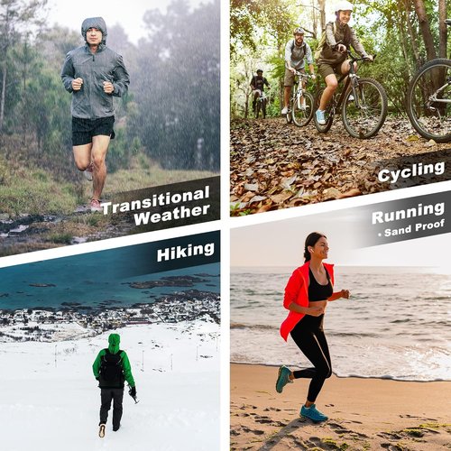 DRYMILE Waterproof Wool Hiking Socks - Breathable, Cushioned for Skiing & Winter Activities | Crew Size