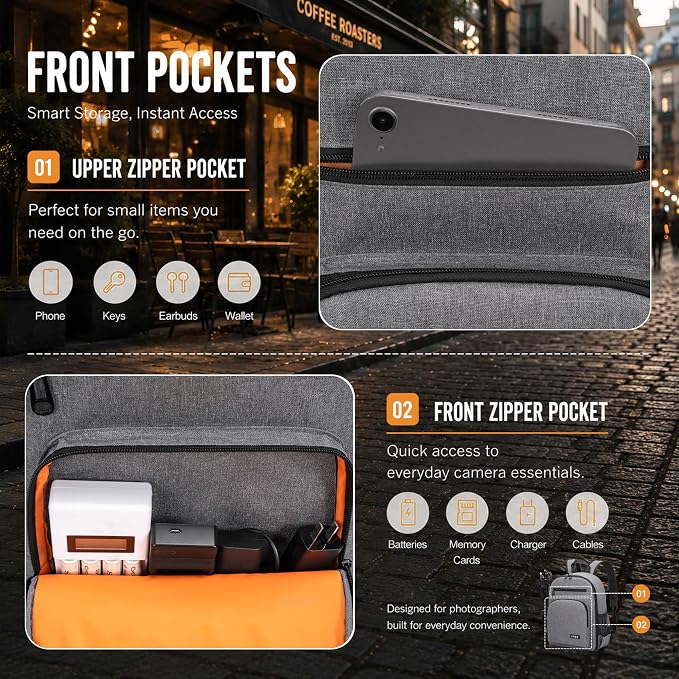 Camera Backpack for Photographers, DSLR Camera Bag