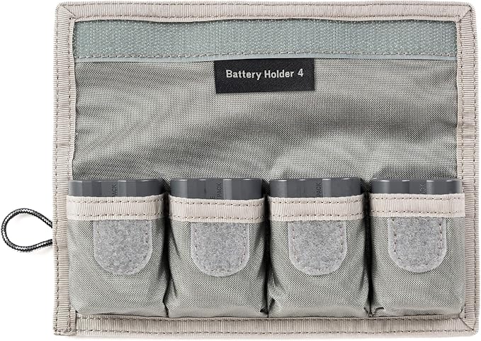 Think Tank Camera Photo Battery Holder 4 V2, Holds 4 DSLR/Mirrorless Batteries