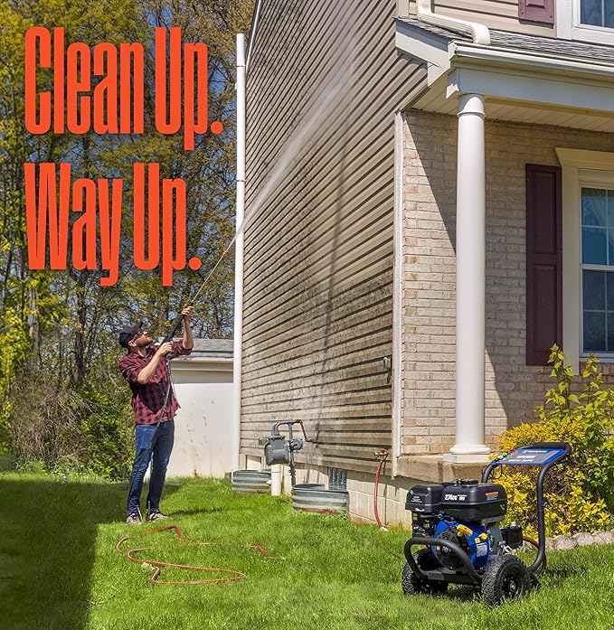 Westinghouse WPX3800 Gas Pressure Washer, 3800 PSI and 3.6 GPM, Onboard Soap Tank, Spray Gun and Wand, 5 Nozzle Set, for Cars/Fences/Driveways/Homes/Patios/Furniture, Black