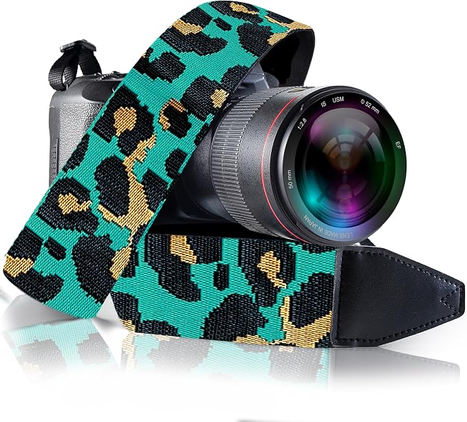 Art Tribute Camera Strap For Photographers Padded Universal Fit Neck Shoulder &