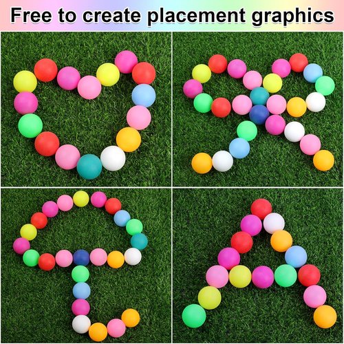 Guirnd 28 Pcs Ping Pong Balls - 40mm Table Tennis Balls for Games, Arts, Kids & Pets