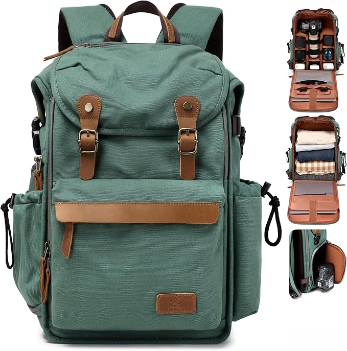 Padwa Lifestyle Green Camera Backpack