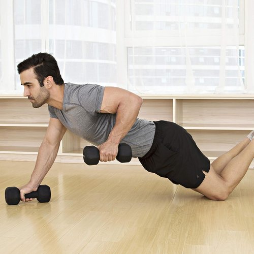 JFIT Dumbbell Sets - Neoprene & Vinyl Coated Hand Weights for Home Gym & Strength Training