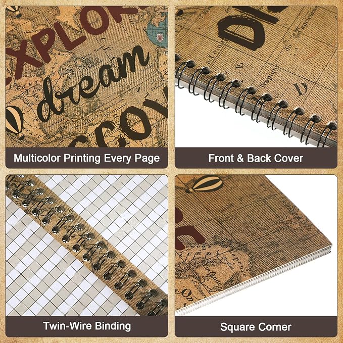 Faccito 8.3'' x 11'' Teacher Record Book 2026 Grade Book Undated Attendance