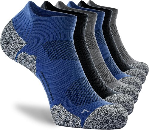 CWVLC Unisex Compression Ankle Socks - Cushioned Comfort for Athletes | Multipack