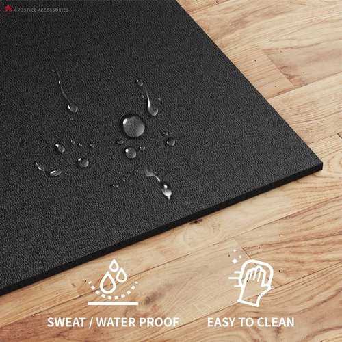 Double Mat by [Brand Name] - Compatible with Peloton Bike & Concept 2 Rowing Machine | 6mm Thickness for Floor Protection