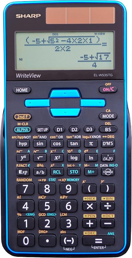Sharp EL-W535TGBBL Scientific Calculator