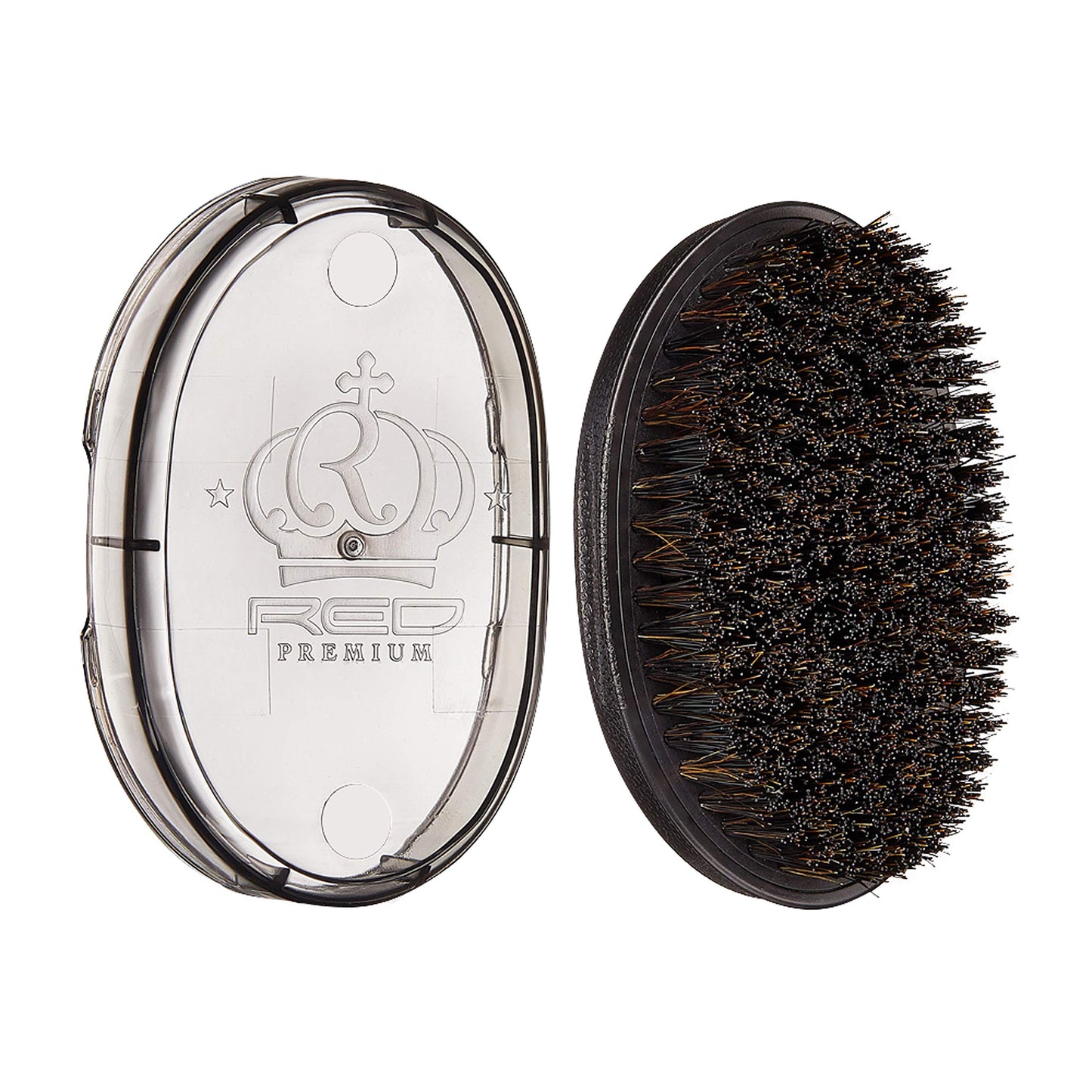 KISS Red Premium Pocket Wave Bow Wow Curved Palm Brush (Medium)