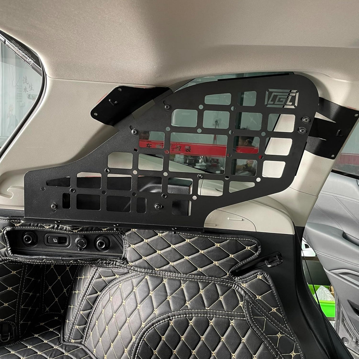 HIGH FLYING for Subaru Forester 2019-2024 Car Accessories Modular Storage Molle Panels System Trunk Shelf Luggage Storage Carrier Trunk Organizer Aluminum Alloy (Side Panels)