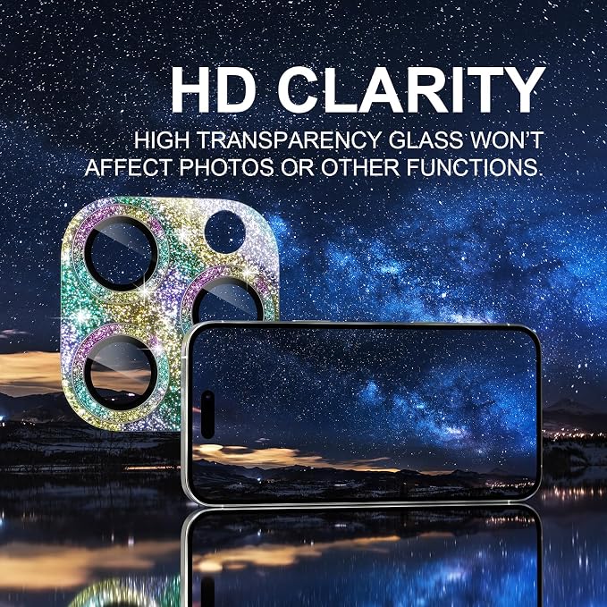 Choiche Compatible for iPhone 16 Pro/iPhone 16 Pro Max Camera Lens Protector