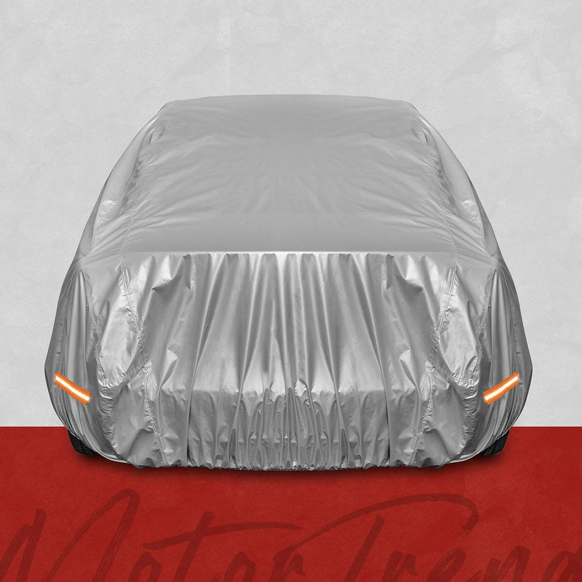 Motor Trend SafeKeeper Heavy Duty Car Cover Waterproof All Weather, Multi-Layered Truck SUV Car Cover for Snow Rain Sun UV Protection, Full Exterior Car Covers for Automobiles (Fits up to 190" Length)
