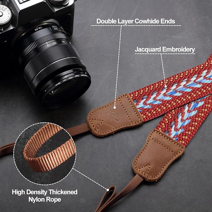 Padwa Lifestyle Speed Red Camera Strap