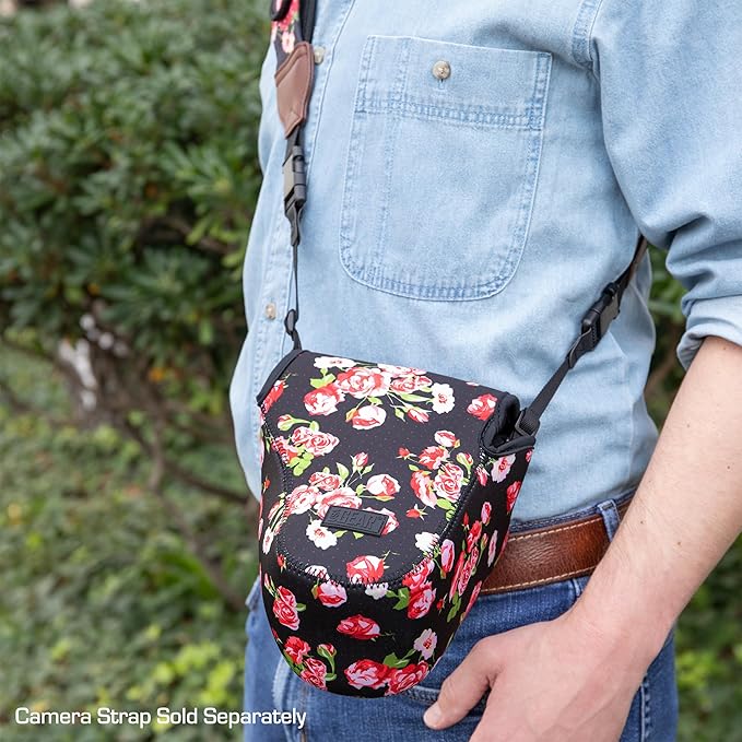 USA Gear Camera Sleeve for Mid-Size SLRs Compatible
