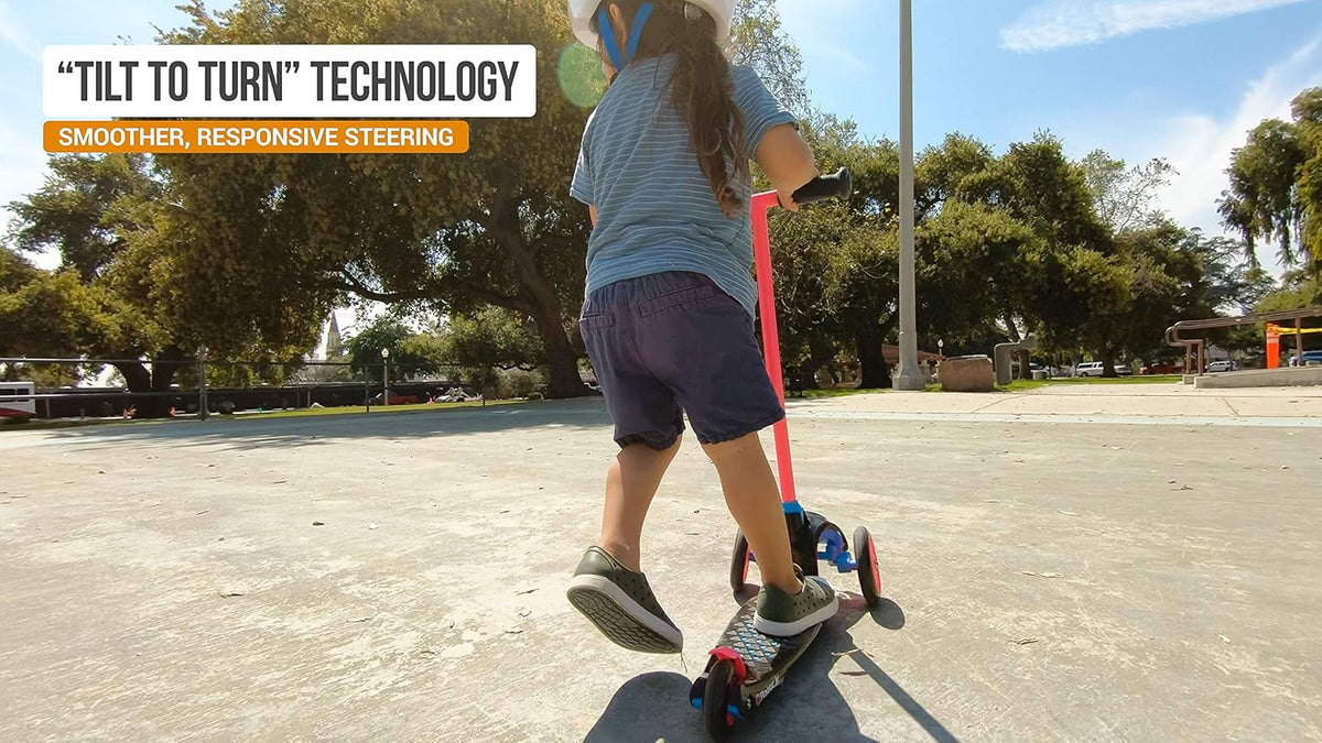 Razor Jr. T3 Kick Scooter for Kids 3+ | Lightweight Design with Advanced Tilt-to-Turn Technology, 48 lbs Max