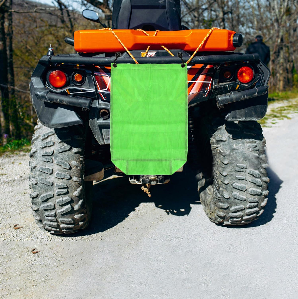 BuleVina UTV ATV Trash Bag Sack – Portable Mesh Garbage Tote for Off-Road, Beach, Pickup – Universal Compatible with SUV – Reusable, Tear-Resistant Storage Cart