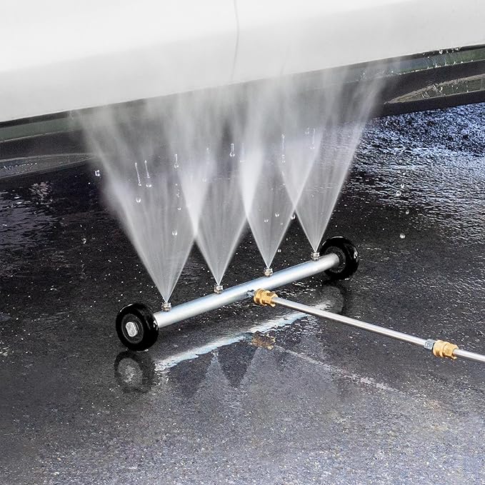 Kärcher 21" Undercarriage Cleaner Kit, Pressure Washer Accessory to Clean Cars, Trucks, SUVs, Includes Swivel Caster