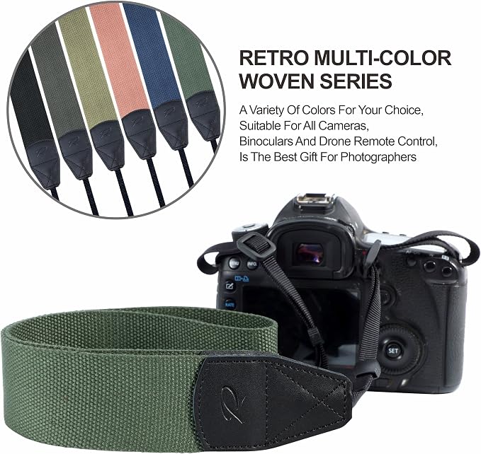 Padwa Lifestyle Dark Green Camera Strap