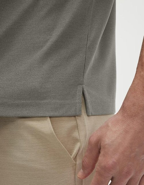 M MAELREG Golf Shirts for Men - Lightweight Moisture-Wicking Polo with Pocket | Short Sleeve, Heather Design