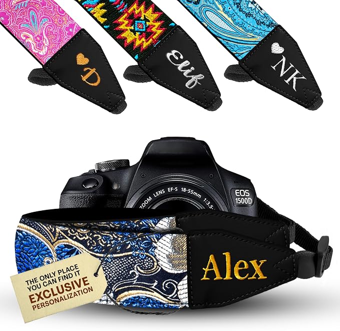 Art Tribute Custom Camera Strap Indian Ocean