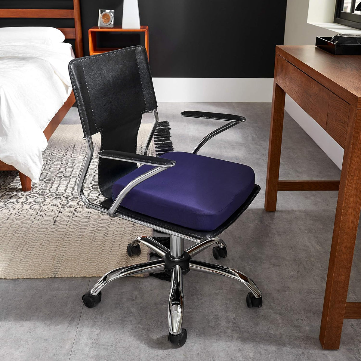 Tempur-Pedic Seat Cushion, Medium , Dark Navy Blue