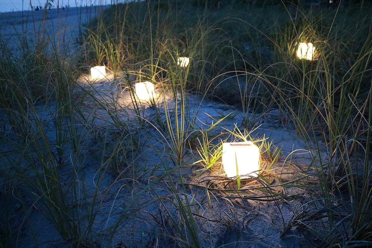 Solight Design SolarPuff Hybrid Solar Lantern - Collapsible LED Camping Light with Warm & Bright White Illumination, Waterproof & Rechargeable