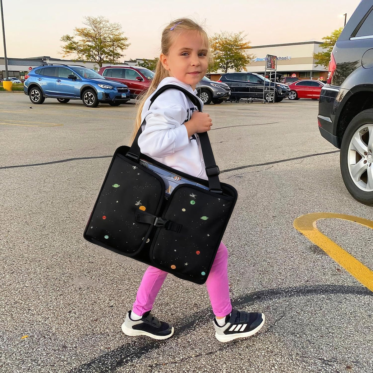 MENZOKЕ Kids Travel Tray, Road Trip Activities for Kids Toddlers