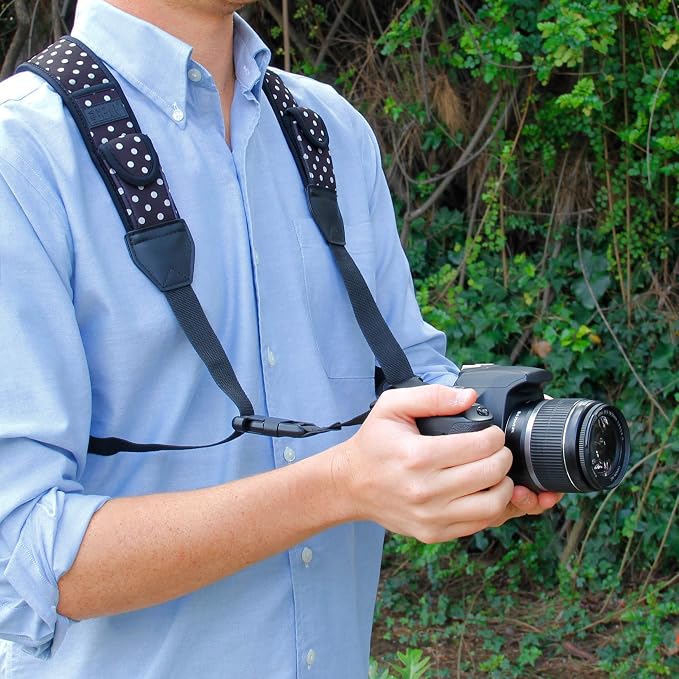USA Gear DSLR Camera Strap Chest Harness