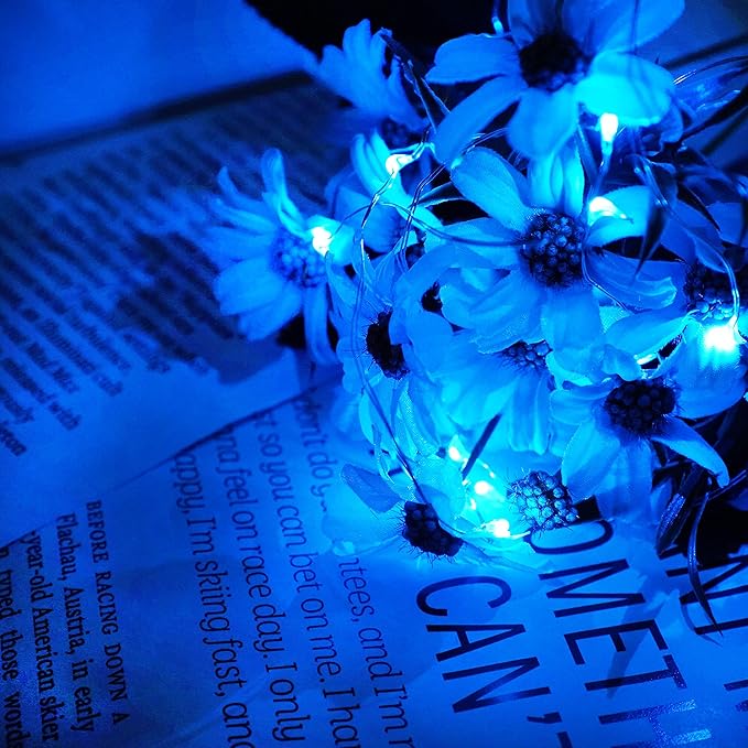 15 Pack 30 LED Micro Starry String Lights Battery Operated(Included),Fairy Waterproof Silver Wire Lights,for DIY Party Garden Wedding Table Indoor&Outdoor Decorations
