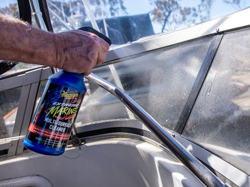 Meguiar's Extreme Marine Multi-Surface Cleaner - Pro RV & Marine Detailing Spray, 32 Oz | Removes Dirt, Grime & Stains