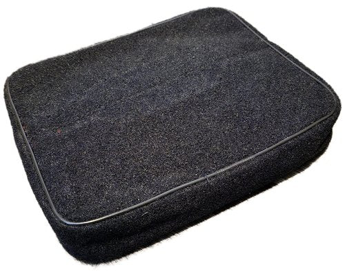 Cornhole Rolling cart seat Cushion. The ZUCUSHY Easily attaches/detaches in Seconds. Ice Skating, disc Golf, Zuca Compatible/Patchable (All Loop Fabric top for Patches.)