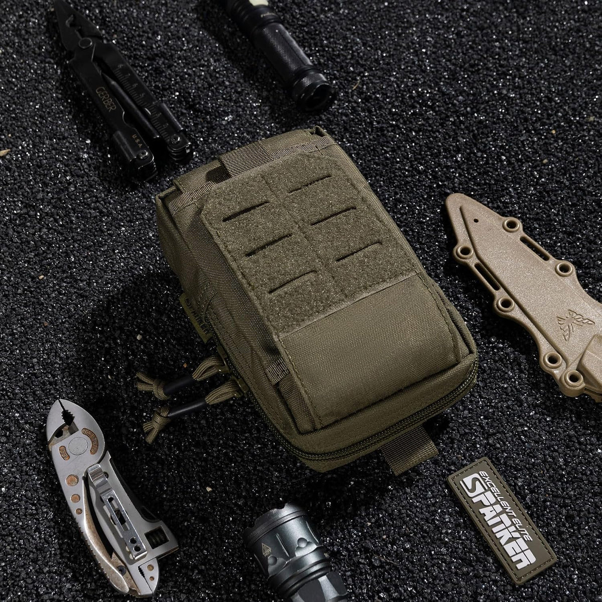 EXCELLENT ELITE SPANKER Tactical EDC Pouch Molle Utility Pouch Phone Pouch