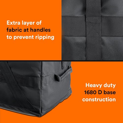 Fitdom 106L Heavy Duty Extra Large Duffle - Durable, Water-Resistant Design for Travel & Sports Equipment