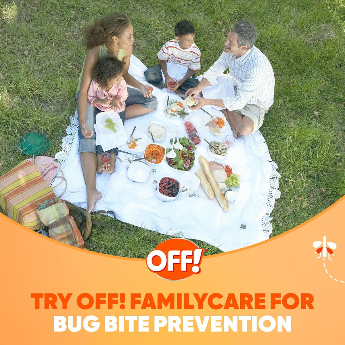 OFF! FamilyCare Insect Repellent Spray - Unscented Formula with Aloe Vera, 7% DEET, 6 oz