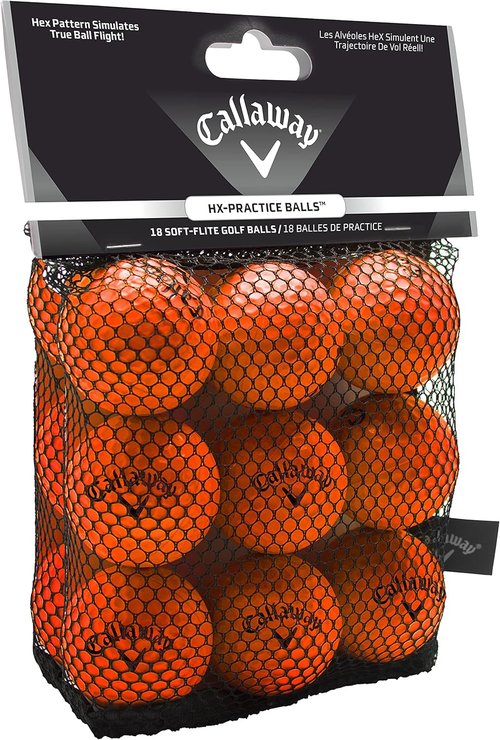 Callaway HX Soft Flight Golf Balls - Foam Design for Ultimate Practice | Perfect for All Skill Levels