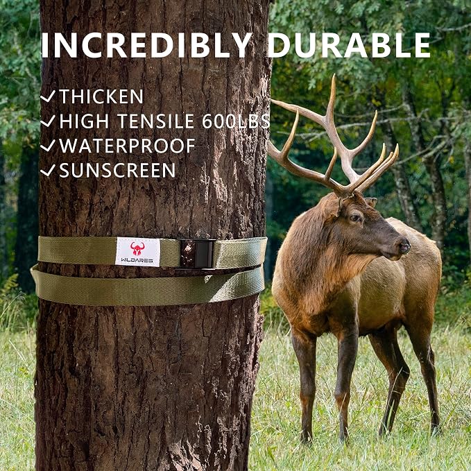 1" x 6.6' Trail Cam Strap, Game Camera Straps, Trail Camera mounting Straps