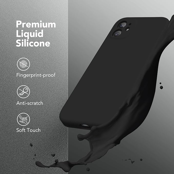 Magnetic for iPhone 11 Phone Case Silicone, Compatible