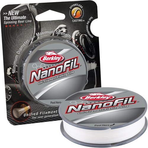 Berkley NanoFil Fishing Line - 8 Pound Test | 150 Yards | Clear Mist for Superior Casting