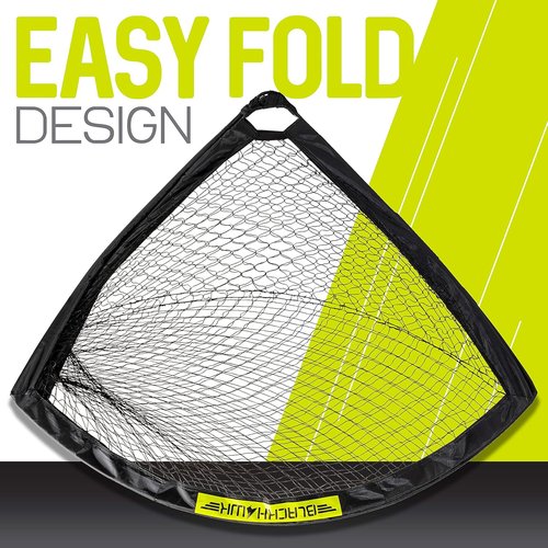 Franklin Sports Blackhawk Soccer Goal - Portable Pop-Up Nets for Youth & Adults | Indoor & Outdoor Use