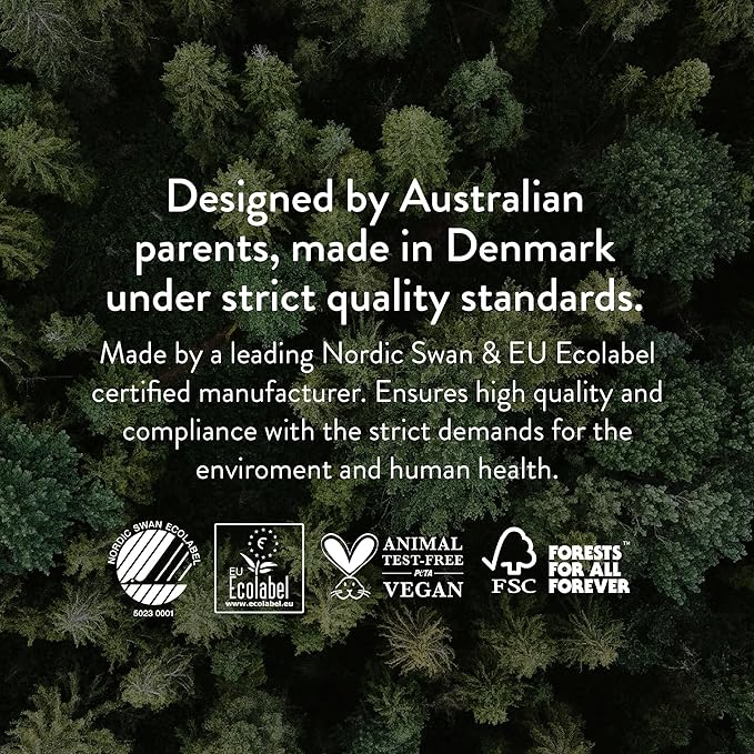 Joonya Pull-Up Pants Baby Diapers, Size 6 XXL (33+ lb) - 6 Bags of 21 (126) - Non Toxic, Eco-Friendly, High Absorbency, Overnight Use, Ultra Slim & Soft - Made in Denmark